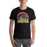 Dragon Sleeping on a Pile of D&D Dice Unisex T-Shirt