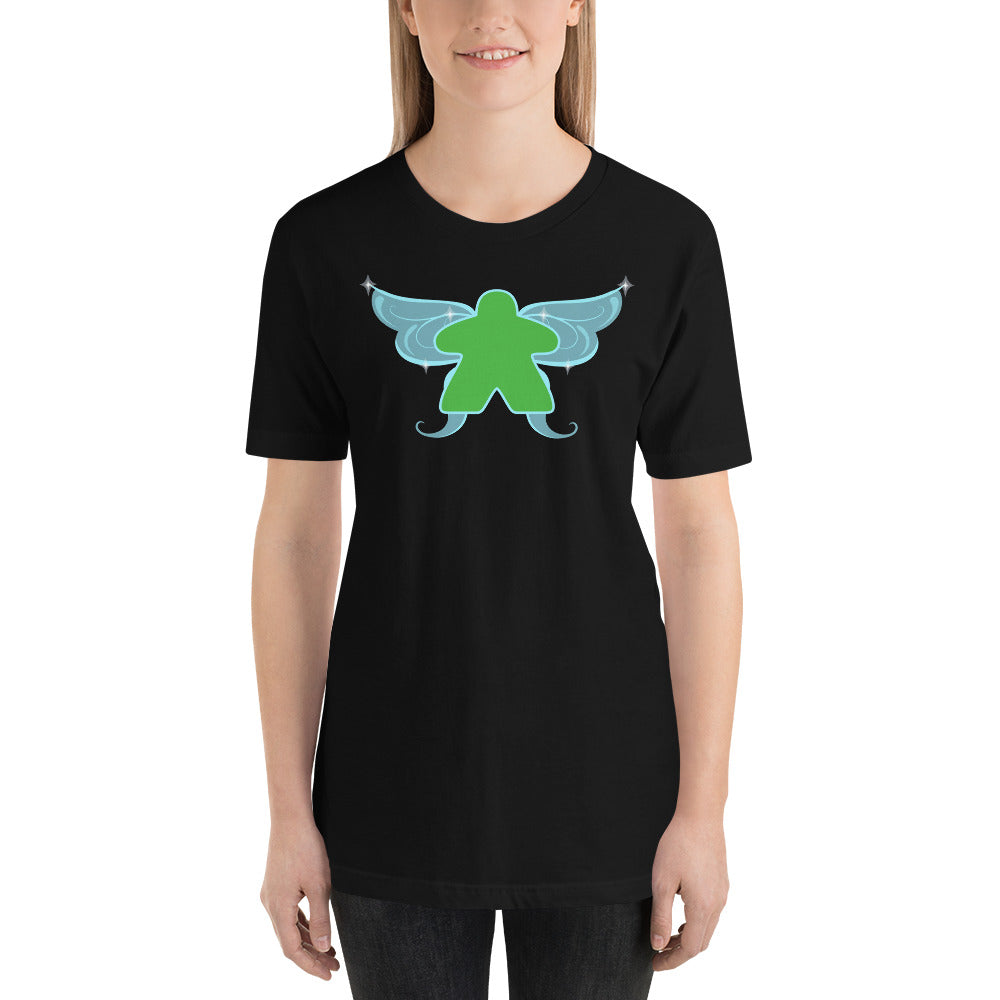 Board Game Meeple with Fairy Wings Unisex T-Shirt