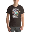 Dungeons & Sharks Funny Dungeons and Dragons Unisex T-Shirt