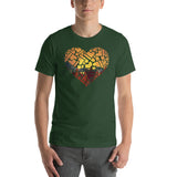 Heart Shaped Board Game Pieces Unisex T-Shirt