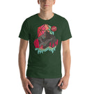 Colourful Mountains with D20 D&D Dice Sun and Moon Unisex T-Shirt