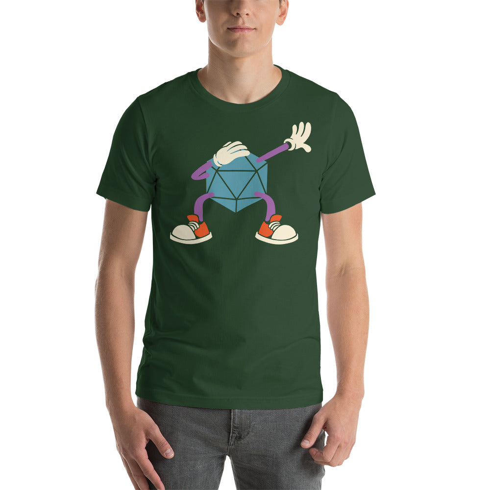 Dabbing D20 D&D Role Playing Dice Unisex T-Shirt