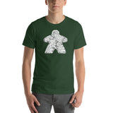 Board Game Meeple Polygon Texture Short-Sleeve Unisex T-Shirt