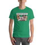 Animals and Sloth are Playing Board Game Funny Unisex T-Shirt