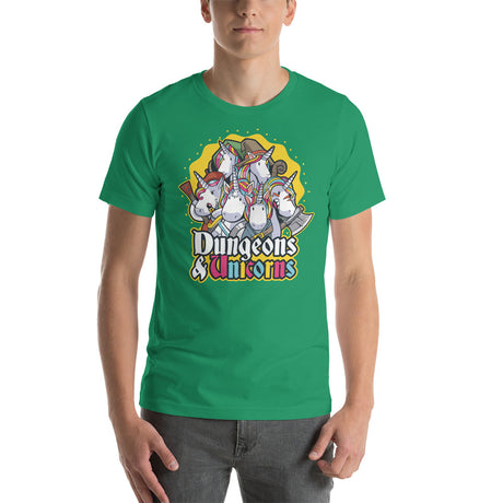 Dungeons & Unicorns Funny Unisex T-Shirt