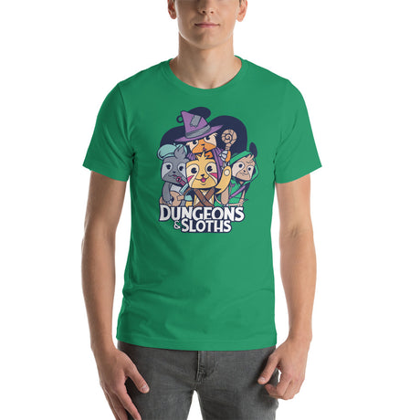 Dungeons & Sloths Funny Role Playing Game Unisex T-Shirt