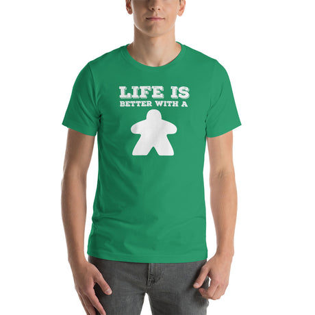 Life is Better with a Meeple Unisex Board Game T-Shirt