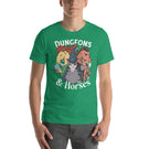 Dungeons & Horses Dungeons and Dragons Role Playing Unisex T-Shirt