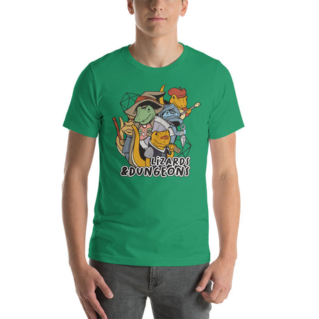 Lizards & Dungeons Dungeons and Dragons Role Playing Game Unisex T-Shirt