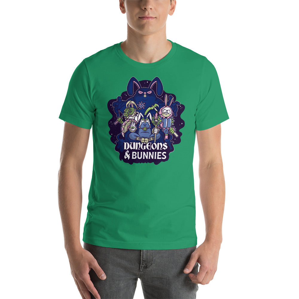 Dungeons & Bunnies Funny Dungeons and Dragons Role Playing Game Unisex T-Shirt