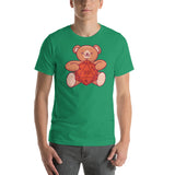 Cute Teddy Bear Holding a D20 D&D / DND Role Playing Dice Unisex T-Shirt