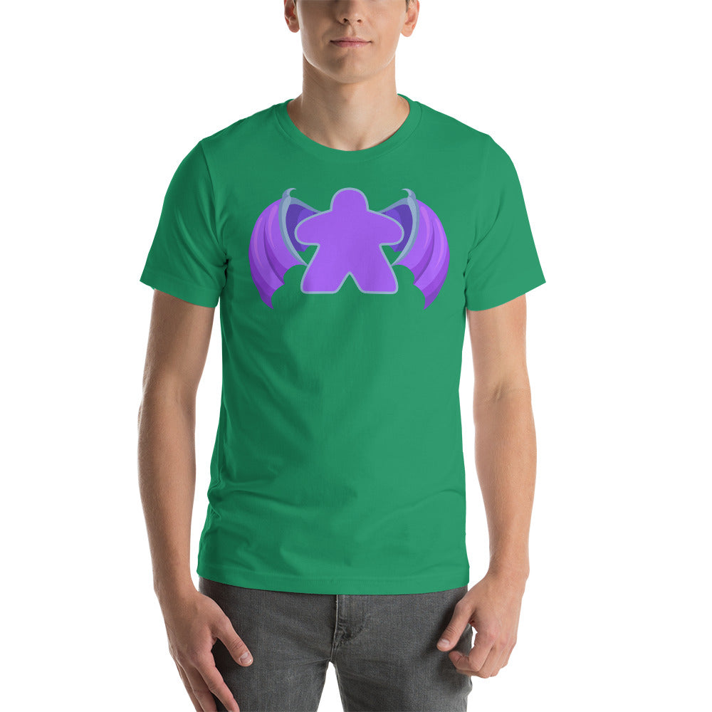 Board Game Meeple with Dragon Wings Unisex T-Shirt