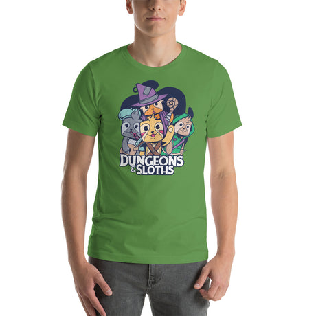 Dungeons & Sloths Funny Role Playing Game Unisex T-Shirt