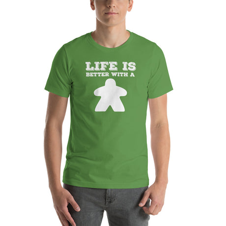 Life is Better with a Meeple Unisex Board Game T-Shirt