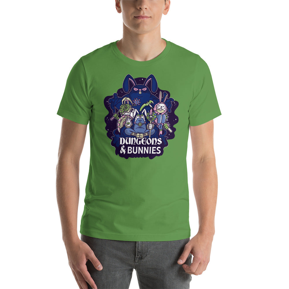 Dungeons & Bunnies Funny Dungeons and Dragons Role Playing Game Unisex T-Shirt