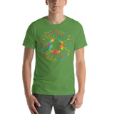 Board Game Meeple in Colorful Sunflower Unisex T-Shirt