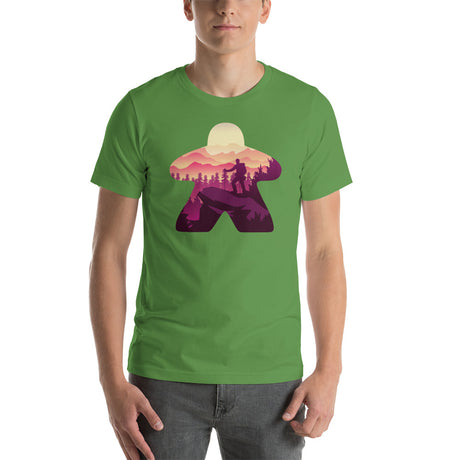 Hiker in Board Game Meeple Unisex T-Shirt