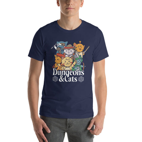 Dungeons & Cats Roleplaying Game Unisex T-Shirt