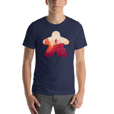 Adventurer On a Board Game Meeple Unisex T-Shirt