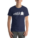 Board Game Meeple Evolution Unisex T-Shirt