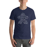 Integrated Chip Circuit Meeple Unisex Board Game T-Shirt