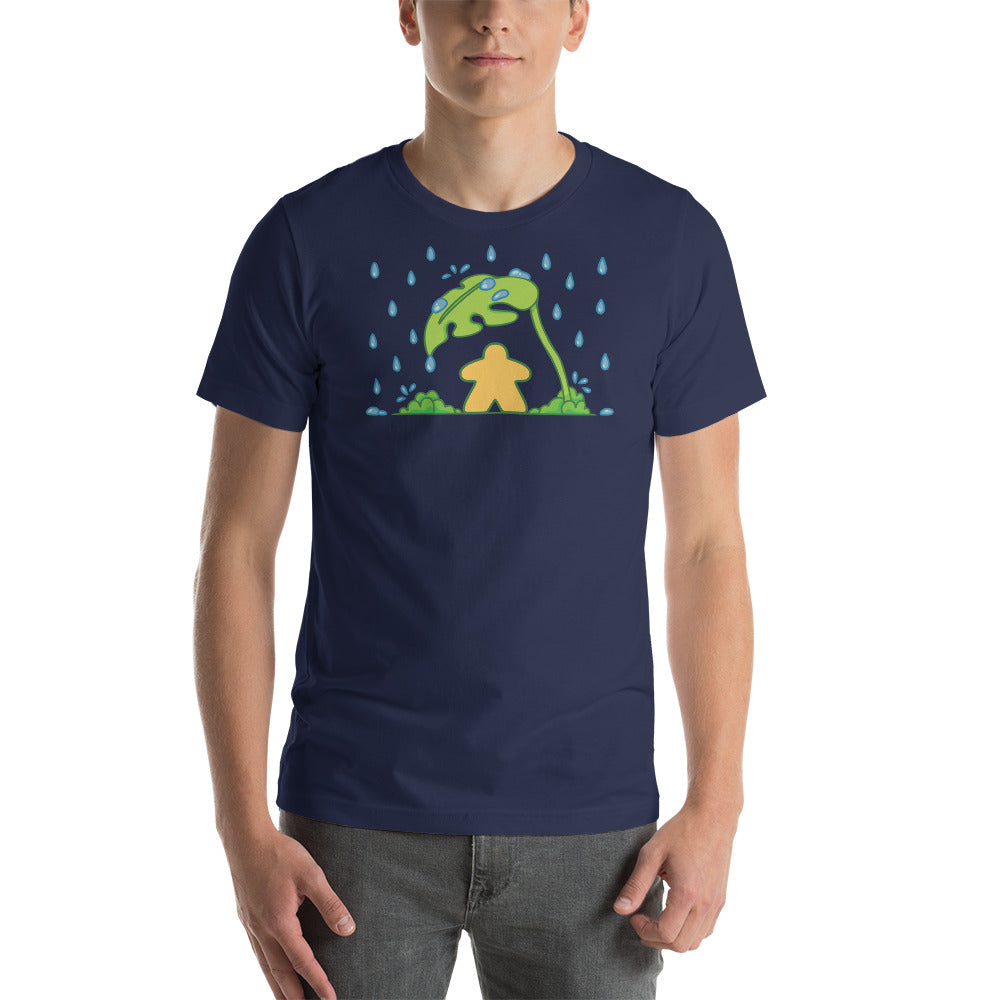 Board Game Meeple Under Leaf Unisex T-Shirt