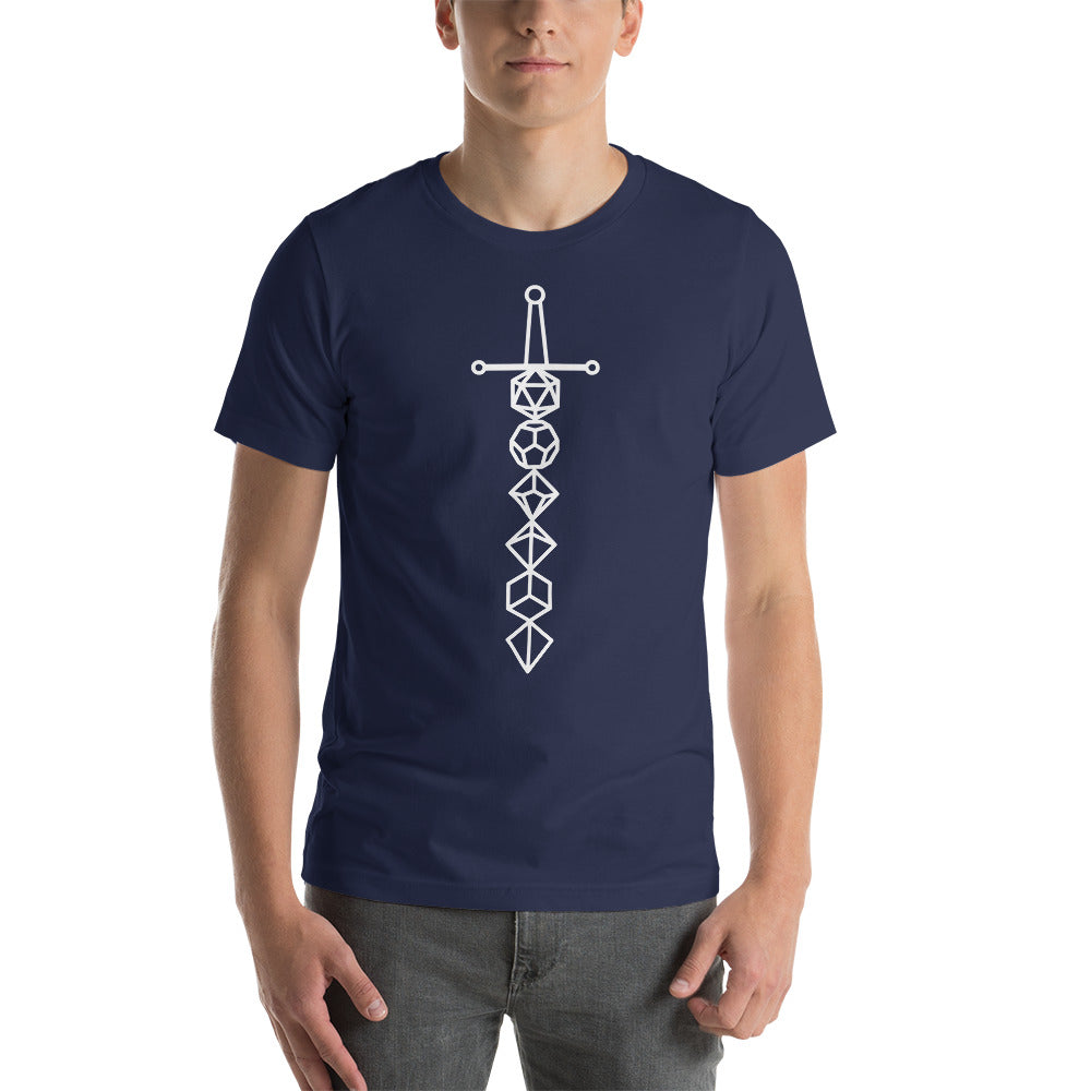 D&D Dice Sword Unisex T-Shirt