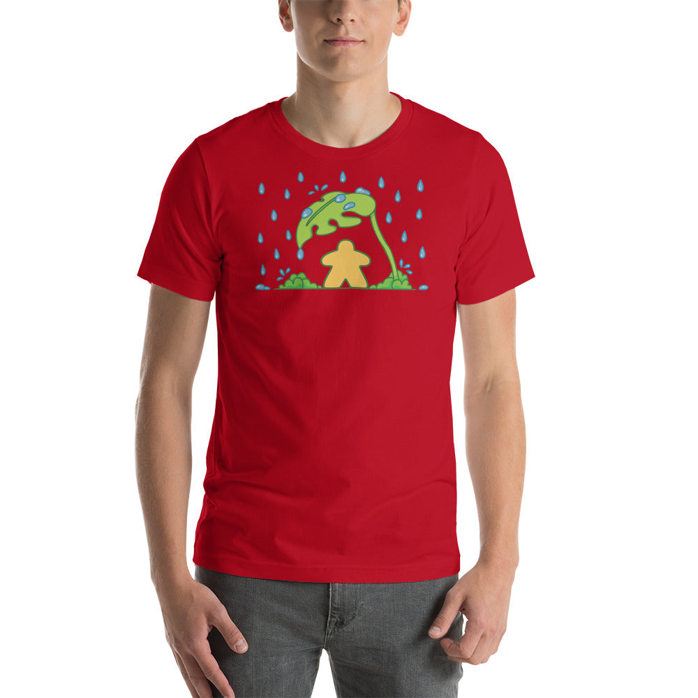 Board Game Meeple Under Leaf Unisex T-Shirt