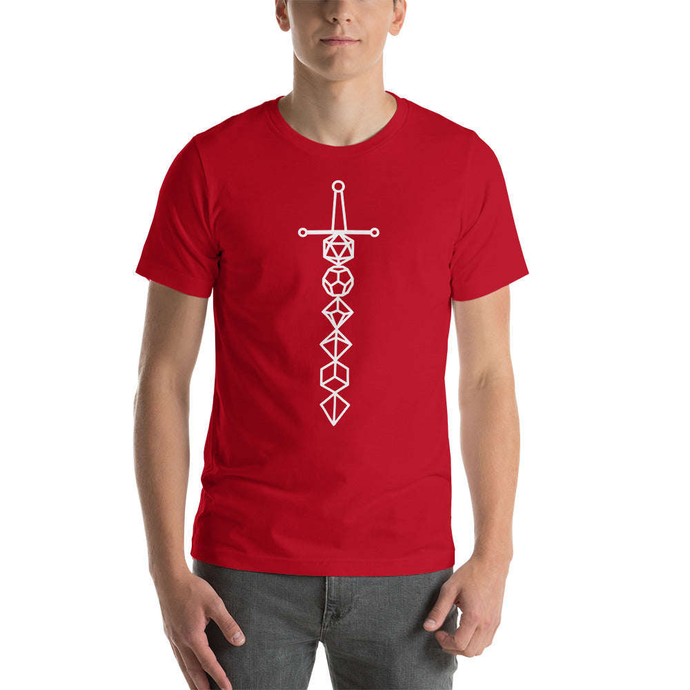 D&D Dice Sword Unisex T-Shirt