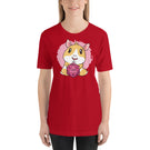 Cute Guinea Pig Holding a D20 D&D Dice Unisex T-Shirt