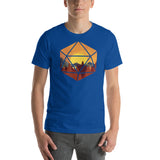 Forest Sunset in D20 D&D Dice Unisex T-Shirt