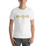 Sad Face + Meeple = Happy Face Unisex T-Shirt