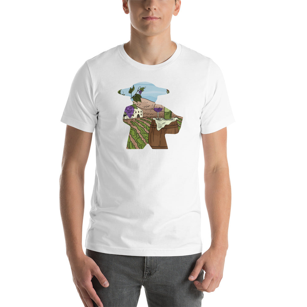 Vineyard Inside a Viticulture Board Game Meeple Unisex T-Shirt