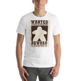 Wanted Meeple Funny Unisex T-Shirt