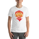 Sunset in a D20 D&D Dice Unisex T-Shirt