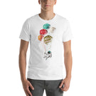 Astronaut With D20 D&D Dice Balloons Unisex T-Shirt