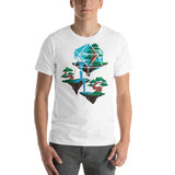 D20 D&D Dice - Floating Islands Unisex T-Shirt