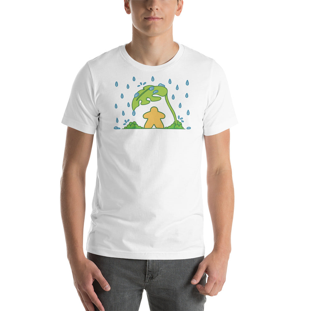 Board Game Meeple Under Leaf Unisex T-Shirt