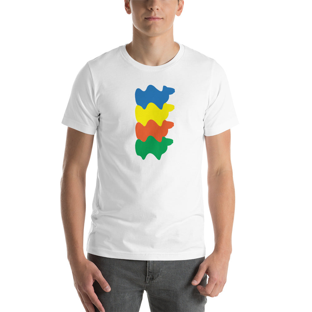 Stacked Camel Meeples Board Game Unisex T-Shirt