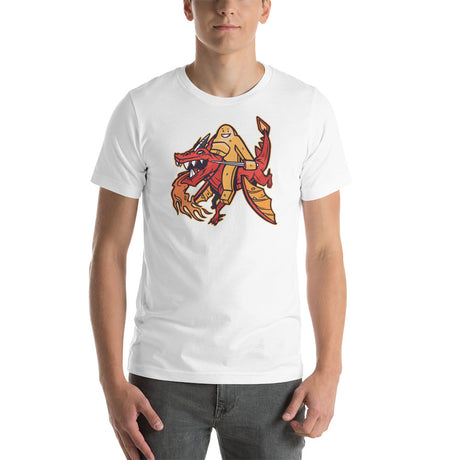 Board Game Meeple Riding a Dragon Unisex T-Shirt