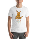 Cute Rabbit Rolling D&D Role Playing Game Dice Unisex T-Shirt