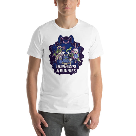 Dungeons & Bunnies Funny Dungeons and Dragons Role Playing Game Unisex T-Shirt