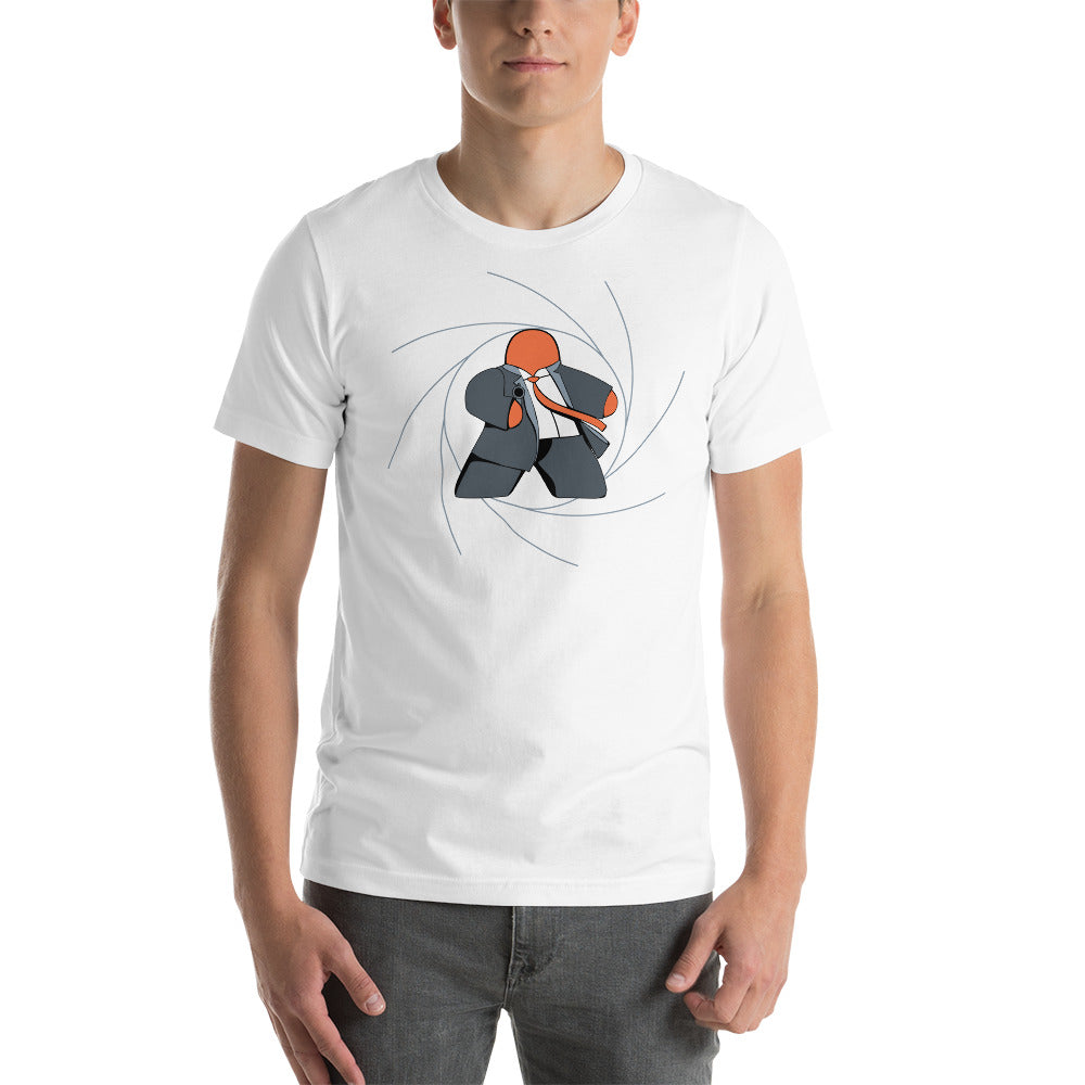 Funny Board Game Meeple Secret Agent Spy Unisex T-Shirt