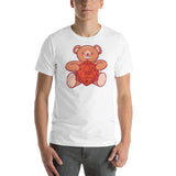 Cute Teddy Bear Holding a D20 D&D / DND Role Playing Dice Unisex T-Shirt