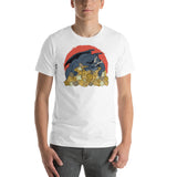 Dragon Sleeping on a Pile of D&D Dice Unisex T-Shirt