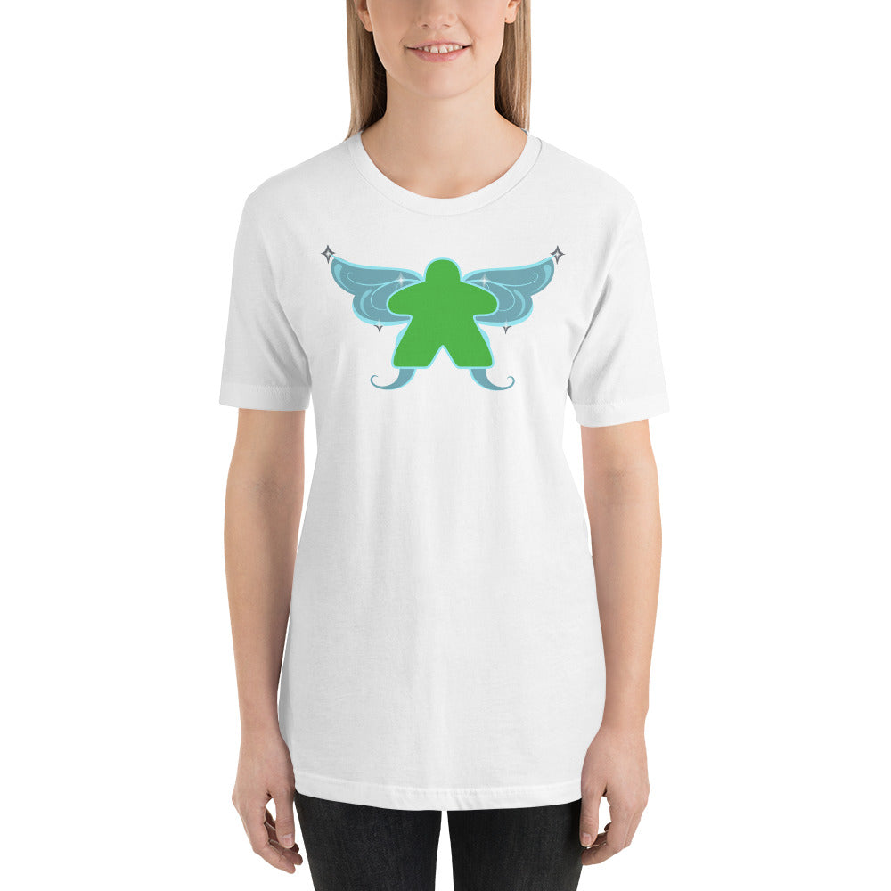 Board Game Meeple with Fairy Wings Unisex T-Shirt