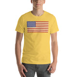 American / U.S. Flag with Board Game Pieces Unisex T-Shirt