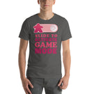 Slide to Activate Game Mode Board Game Meeple Funny Unisex T-Shirt