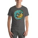 Gecko Lizard Hugging a D20 D&D Role Playing Game Dice Unisex T-Shirt