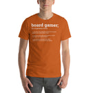 Board Gamer Definition Funny Unisex T-Shirt